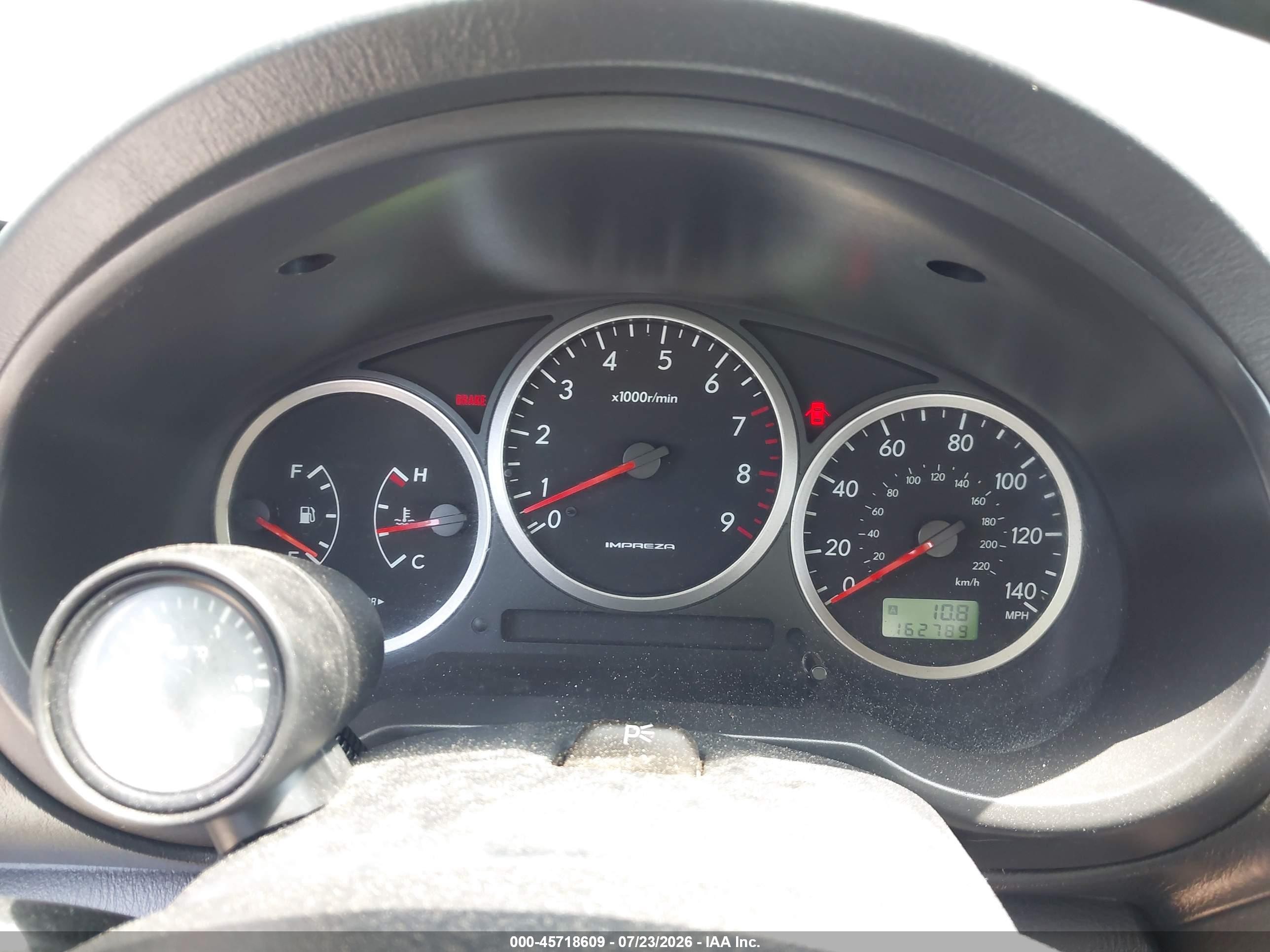 2004 Subaru Impreza Wrx Silver vin: JF1GD29674G523850
