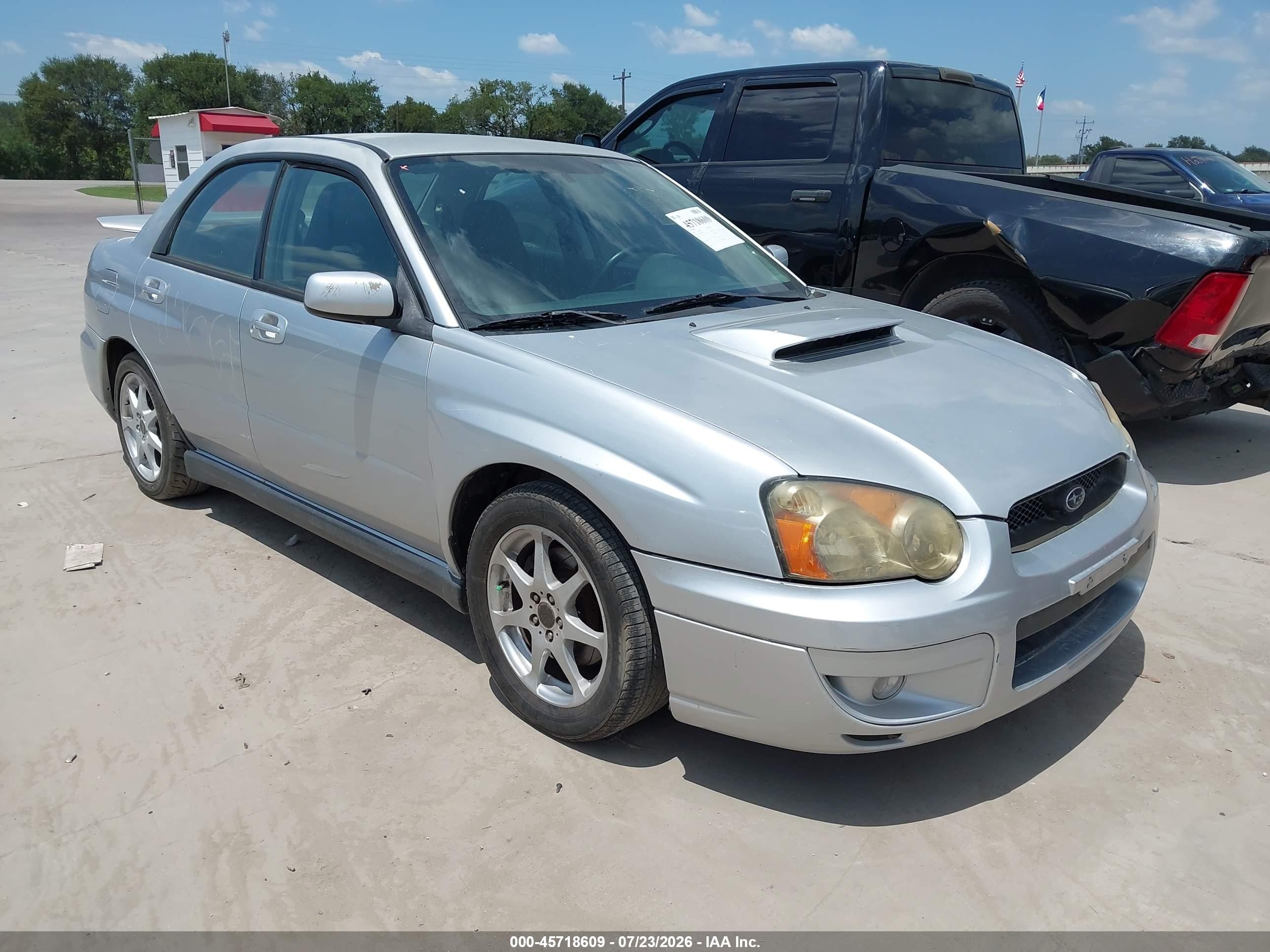 2004 Subaru Impreza Wrx Серебряный vin: JF1GD29674G523850