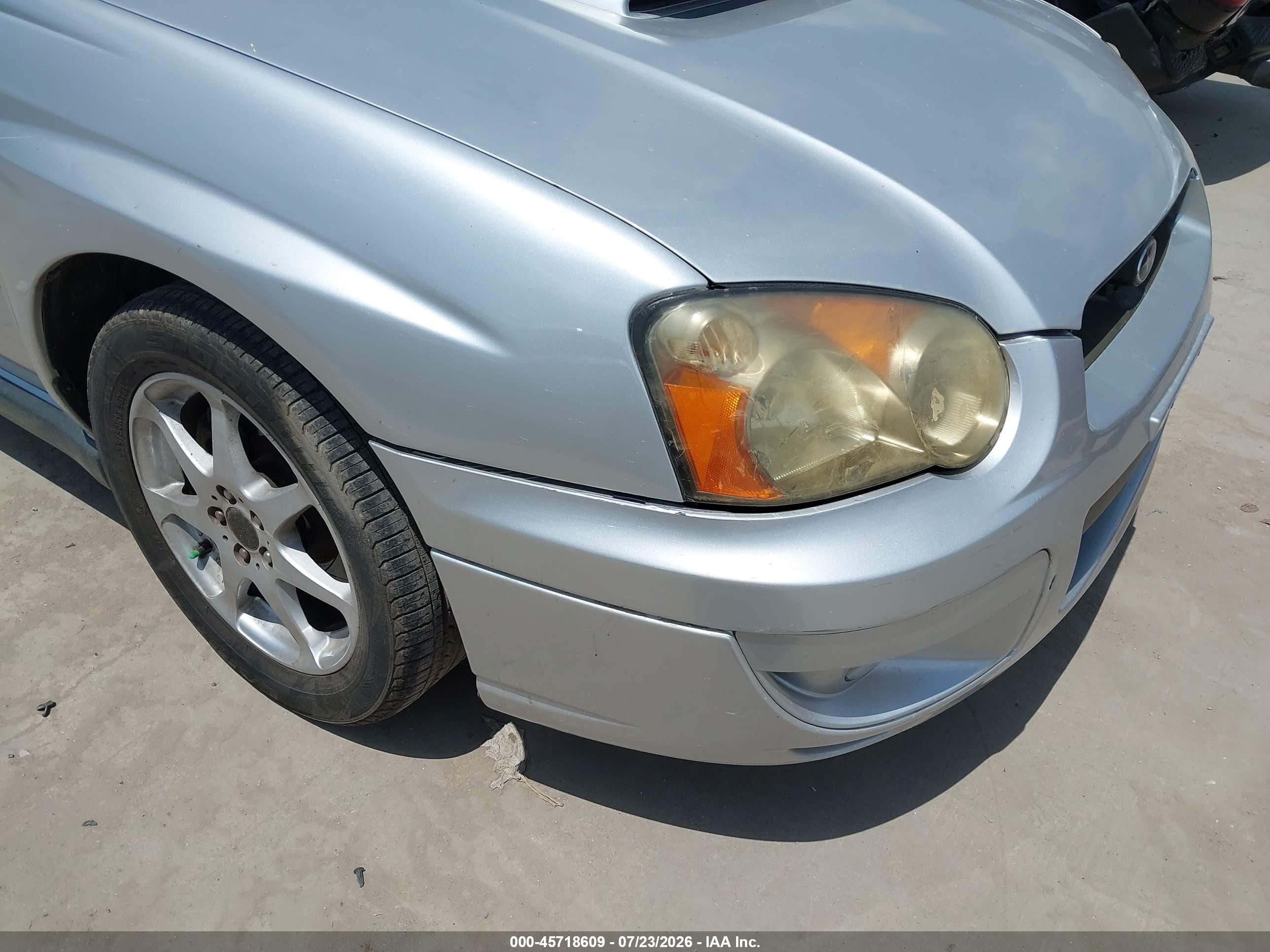 2004 Subaru Impreza Wrx Silver vin: JF1GD29674G523850