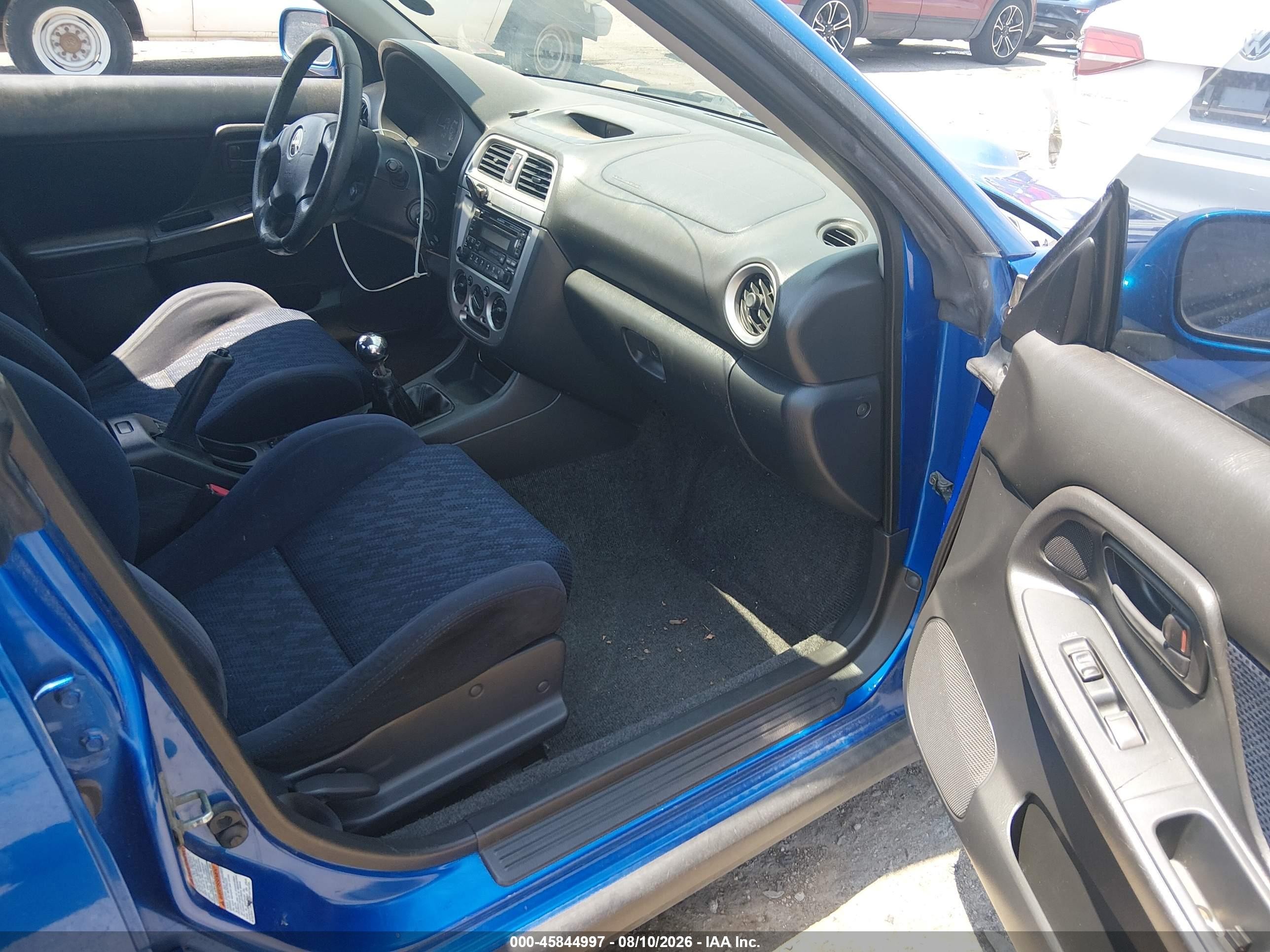 2002 Subaru Impreza Wrx Blue vin: JF1GD29682G526625