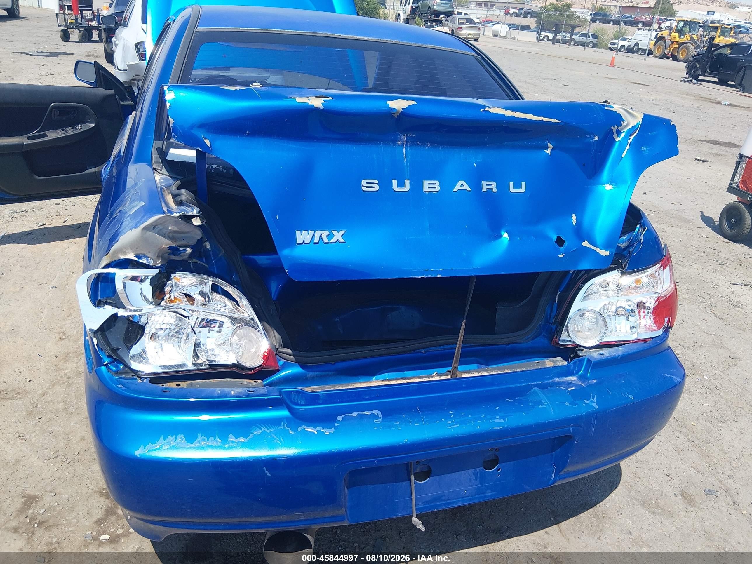2002 Subaru Impreza Wrx Blue vin: JF1GD29682G526625