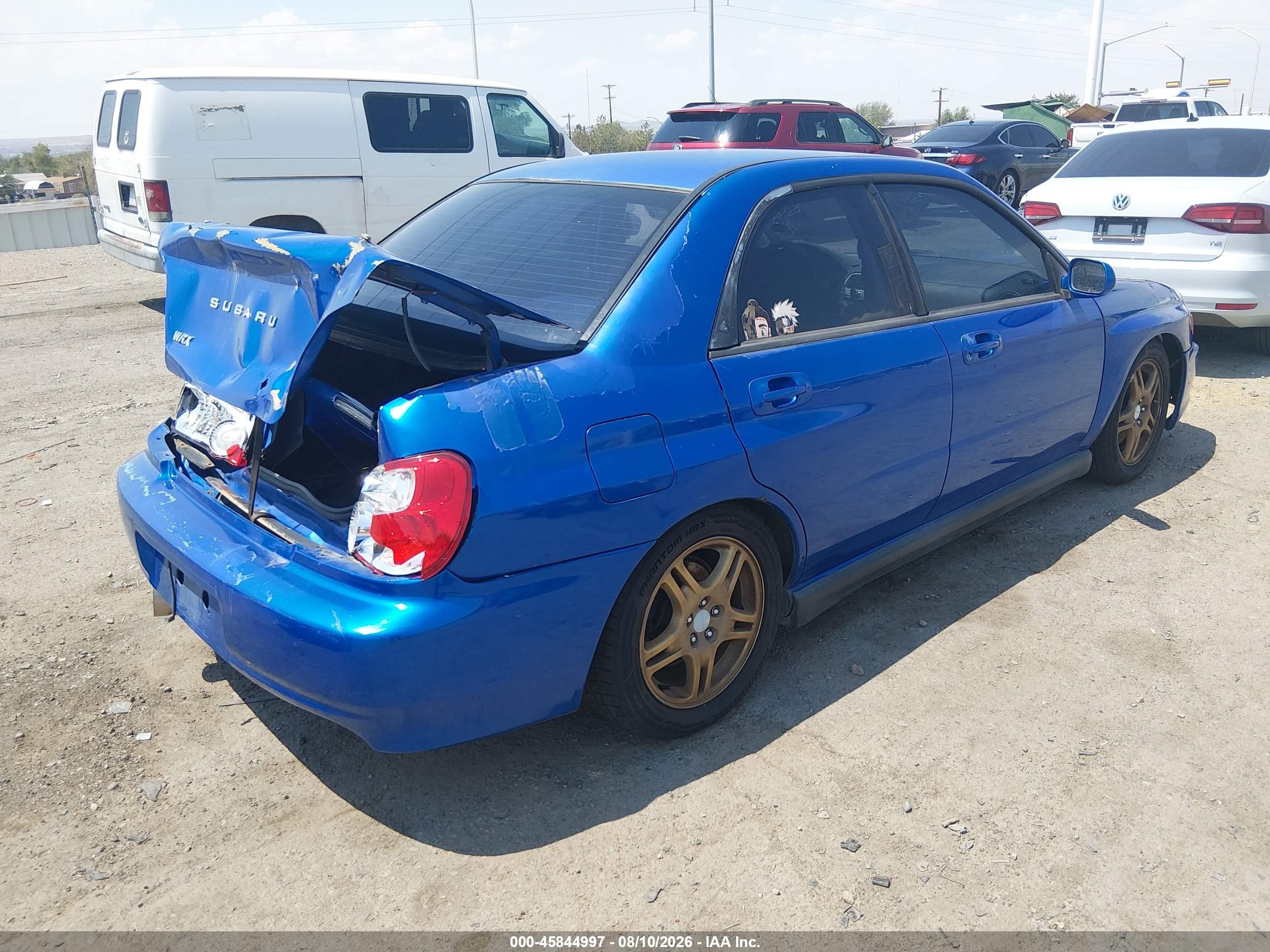 2002 Subaru Impreza Wrx Blue vin: JF1GD29682G526625