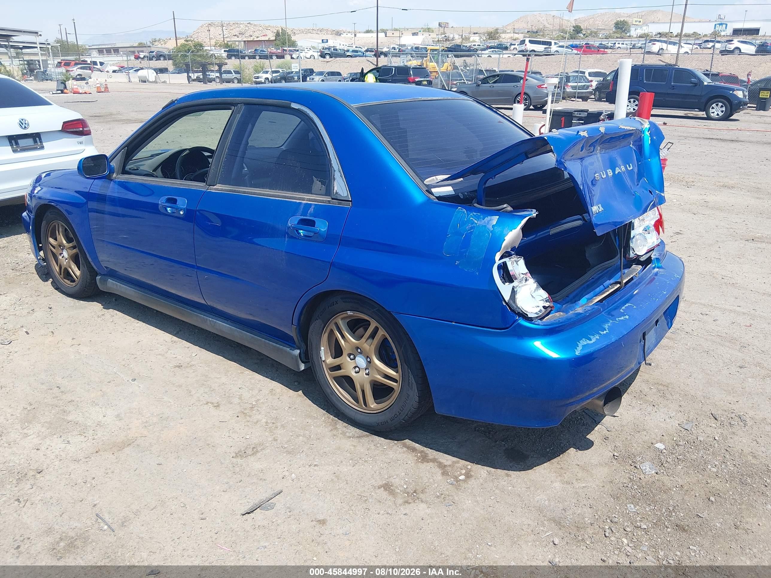 2002 Subaru Impreza Wrx Blue vin: JF1GD29682G526625