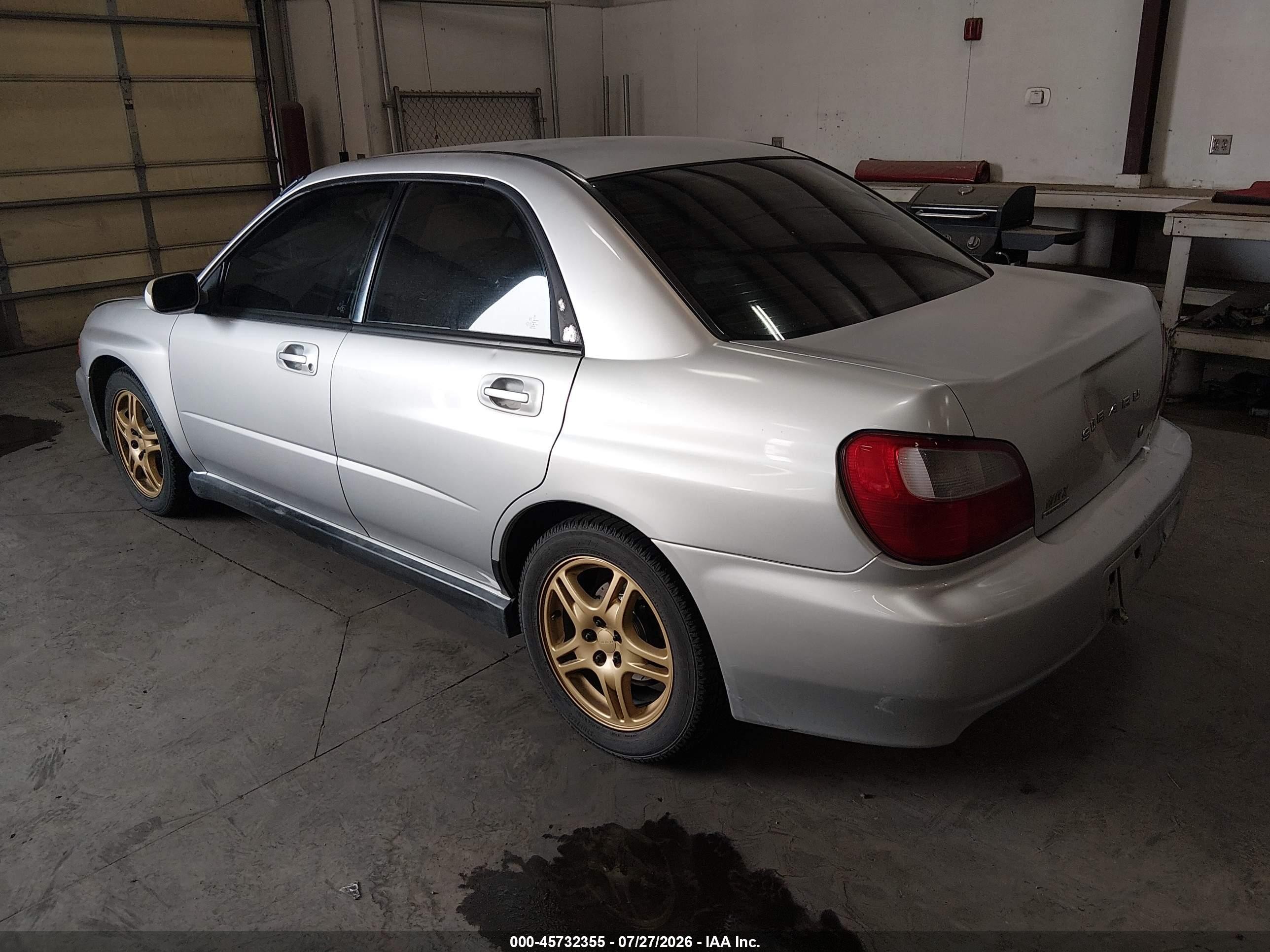 2002 Subaru Impreza Wrx Silver vin: JF1GD29682G530612