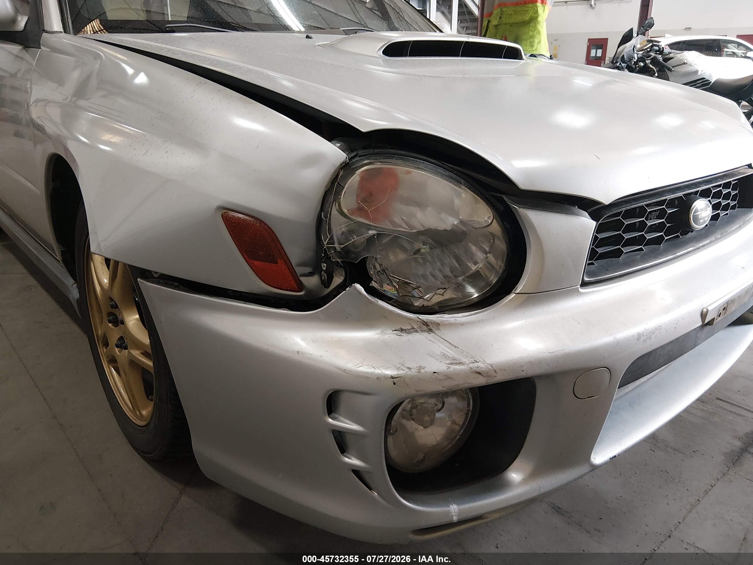 2002 Subaru Impreza Wrx Silver vin: JF1GD29682G530612