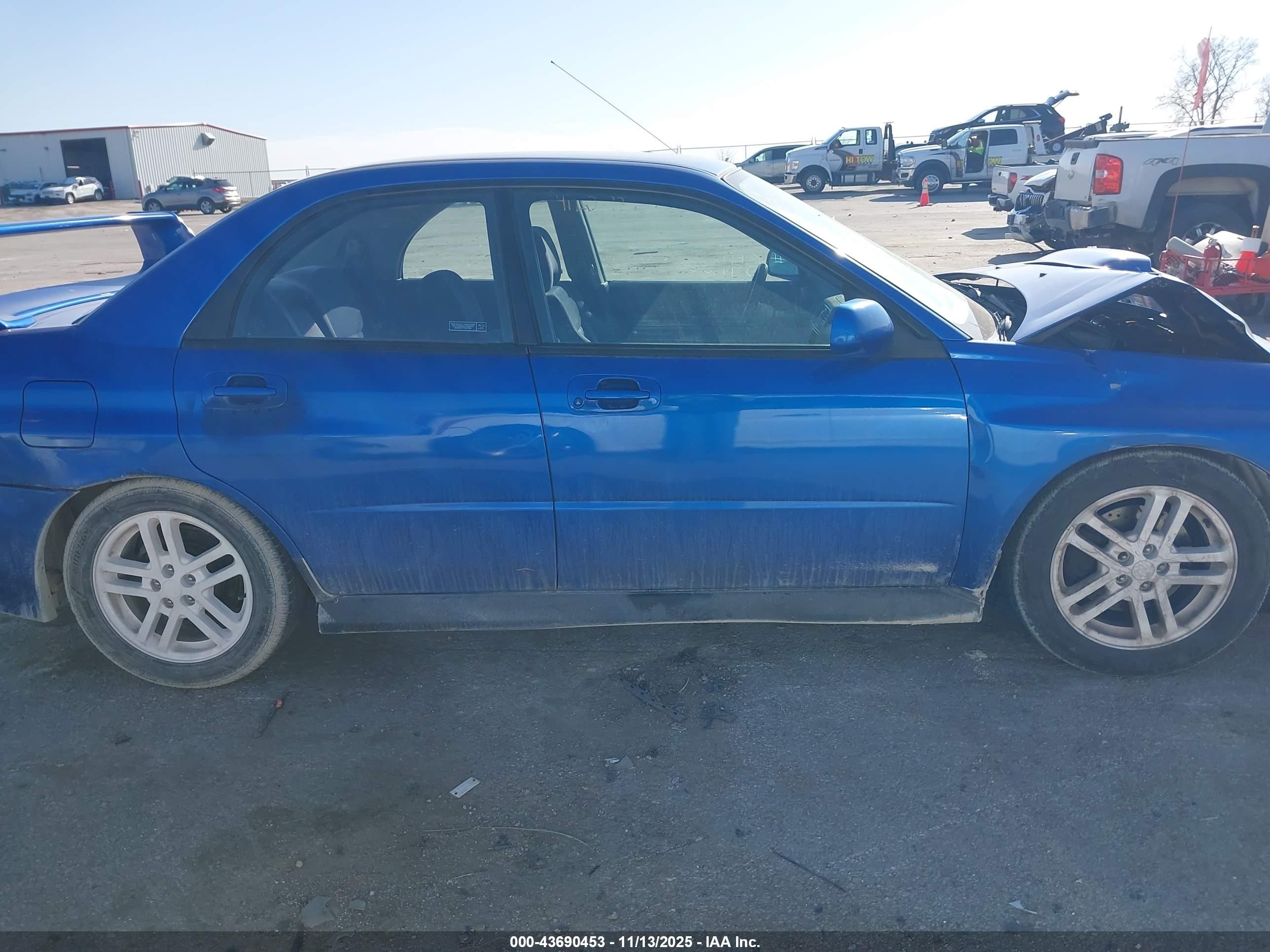 2003 Subaru Impreza Wrx Blue vin: JF1GD29683G503878