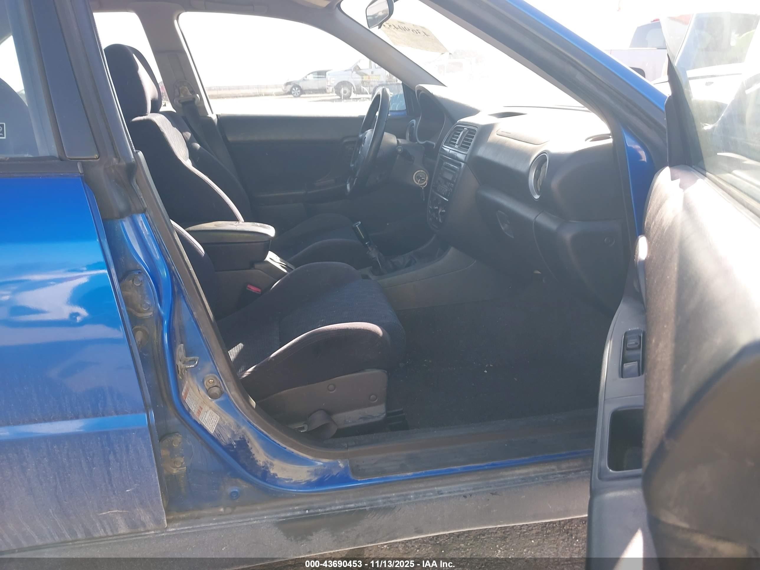 2003 Subaru Impreza Wrx Blue vin: JF1GD29683G503878