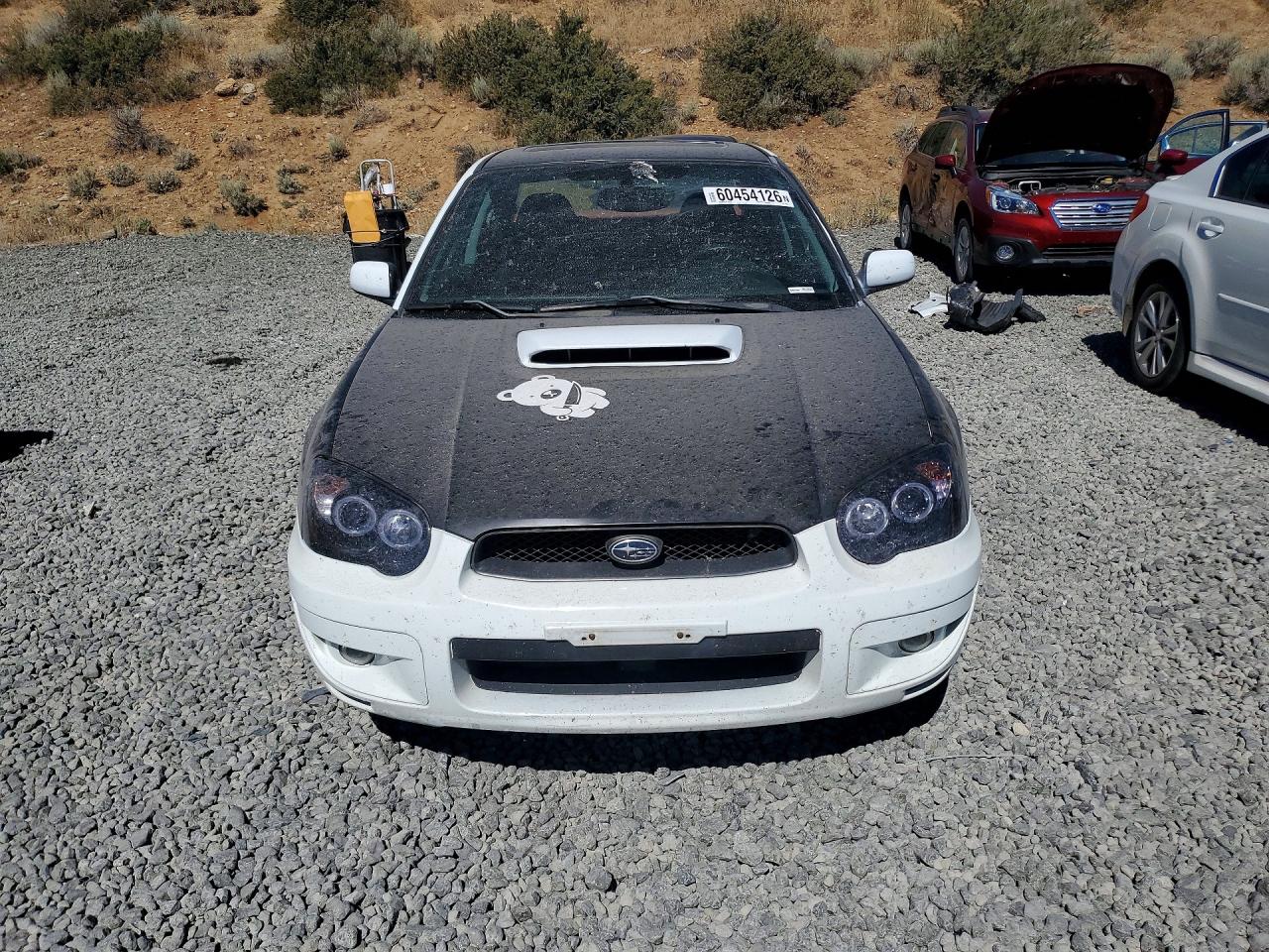 2005 Subaru Impreza Wrx White vin: JF1GD29685G516519