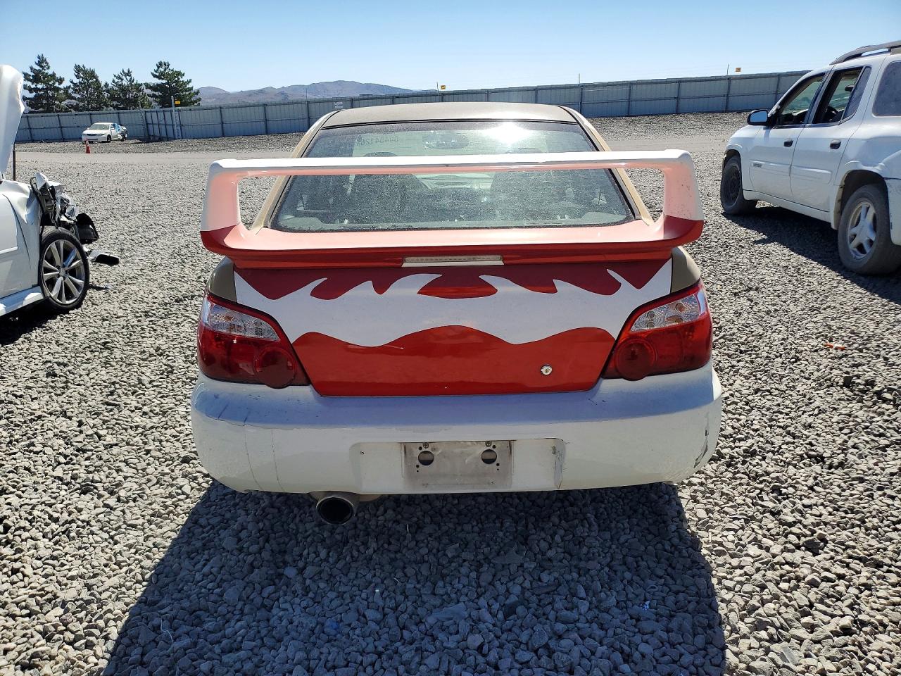 2005 Subaru Impreza Wrx White vin: JF1GD29685G516519