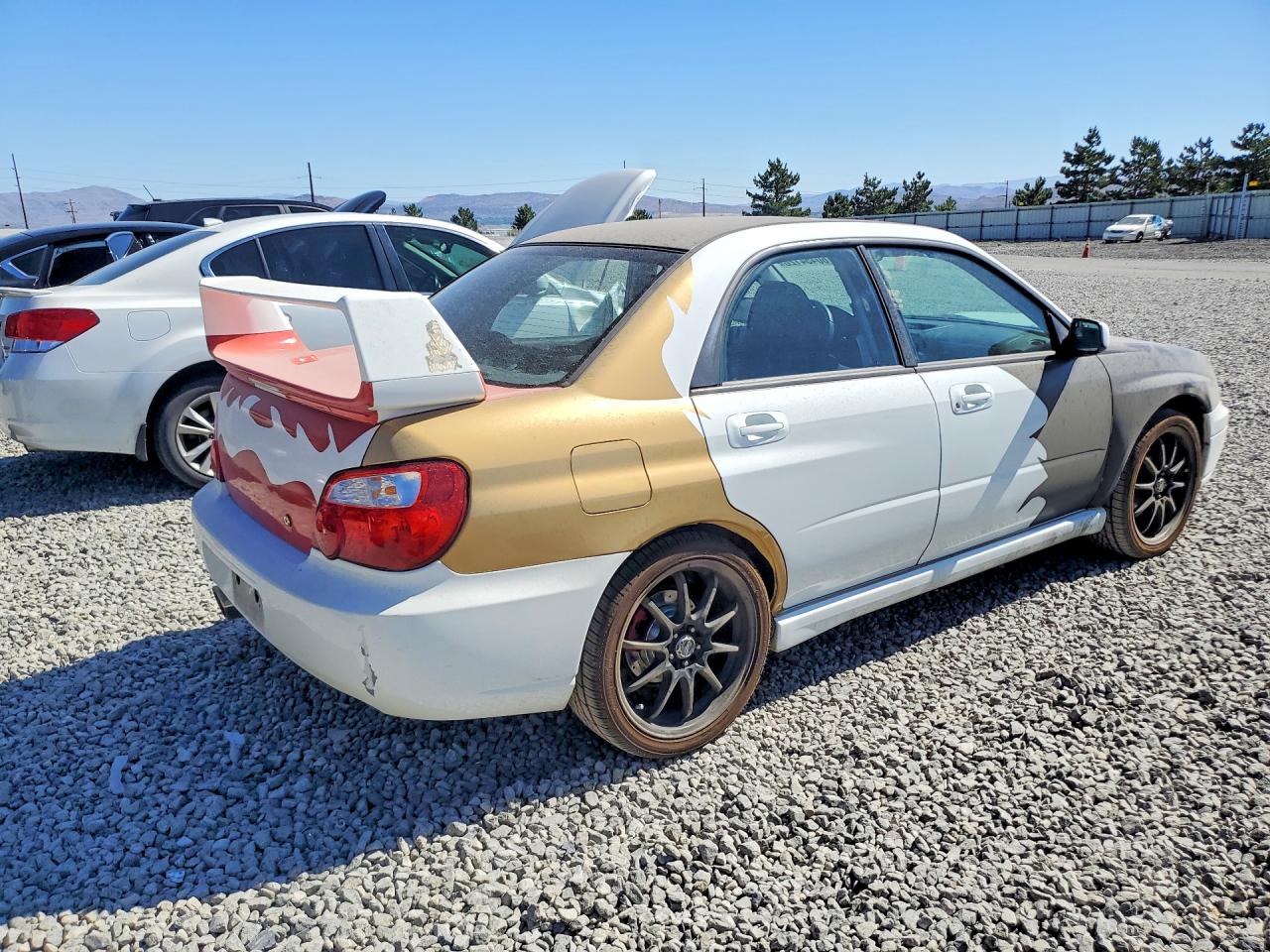 2005 Subaru Impreza Wrx White vin: JF1GD29685G516519