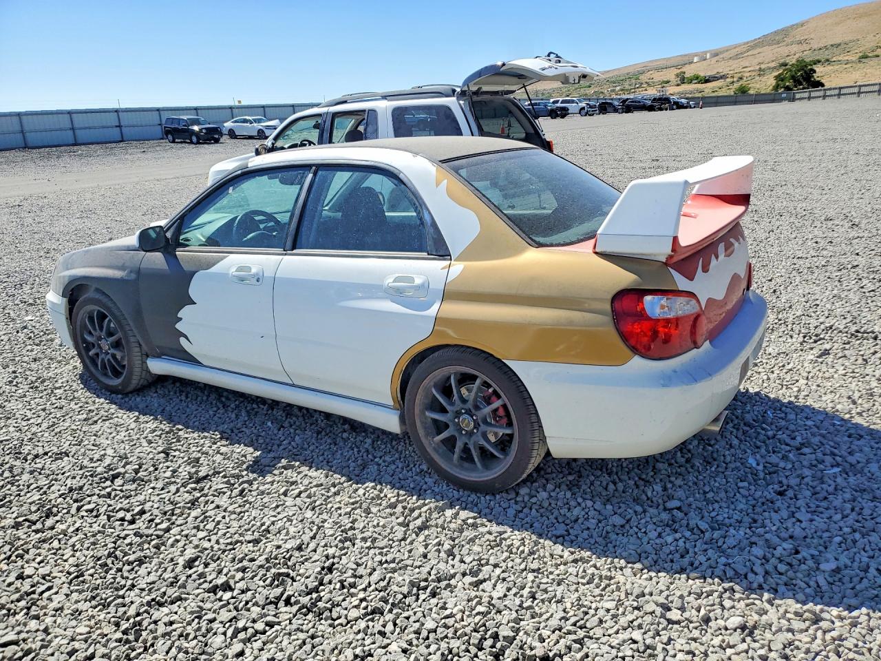2005 Subaru Impreza Wrx White vin: JF1GD29685G516519