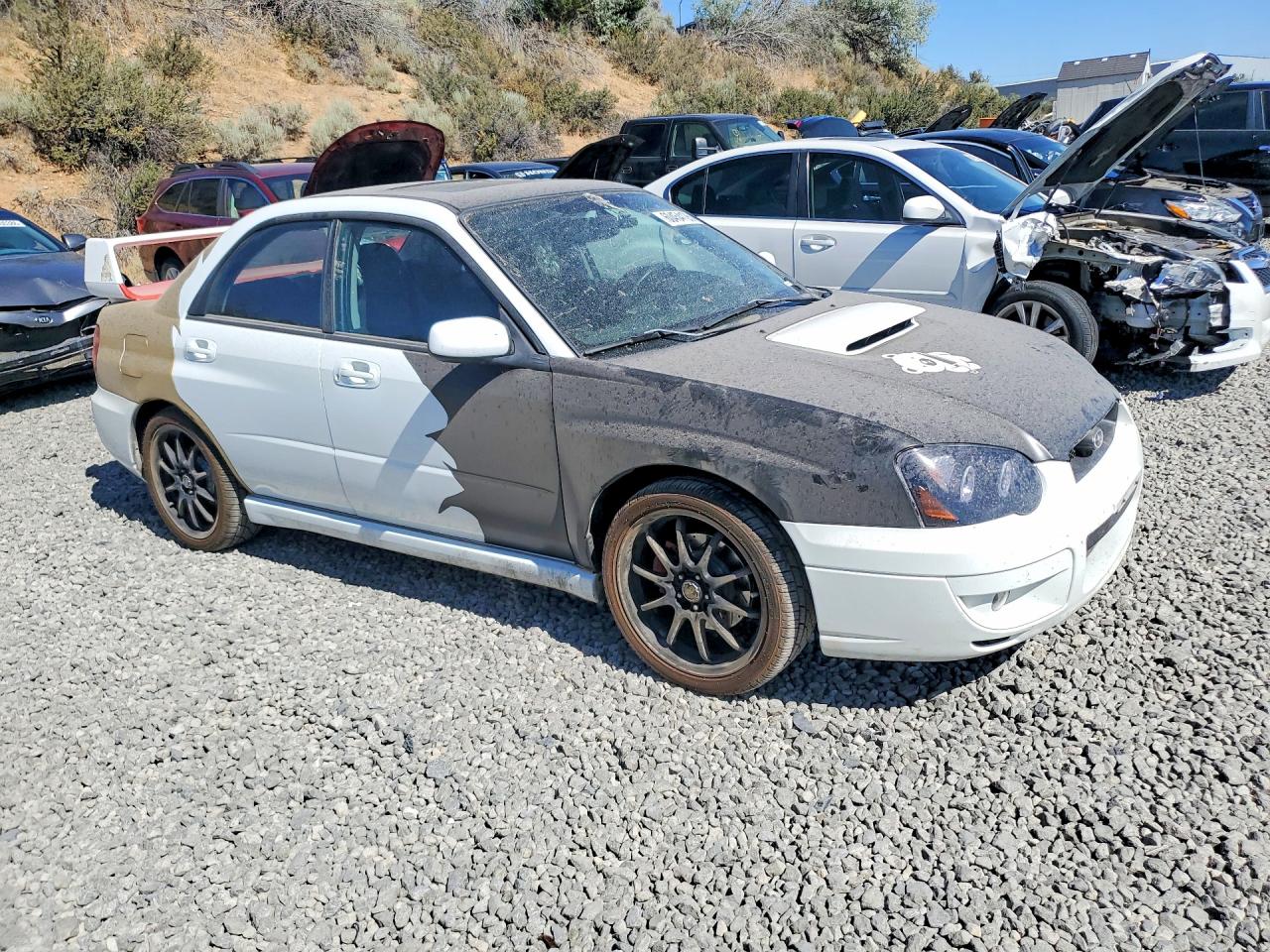 2005 Subaru Impreza Wrx White vin: JF1GD29685G516519