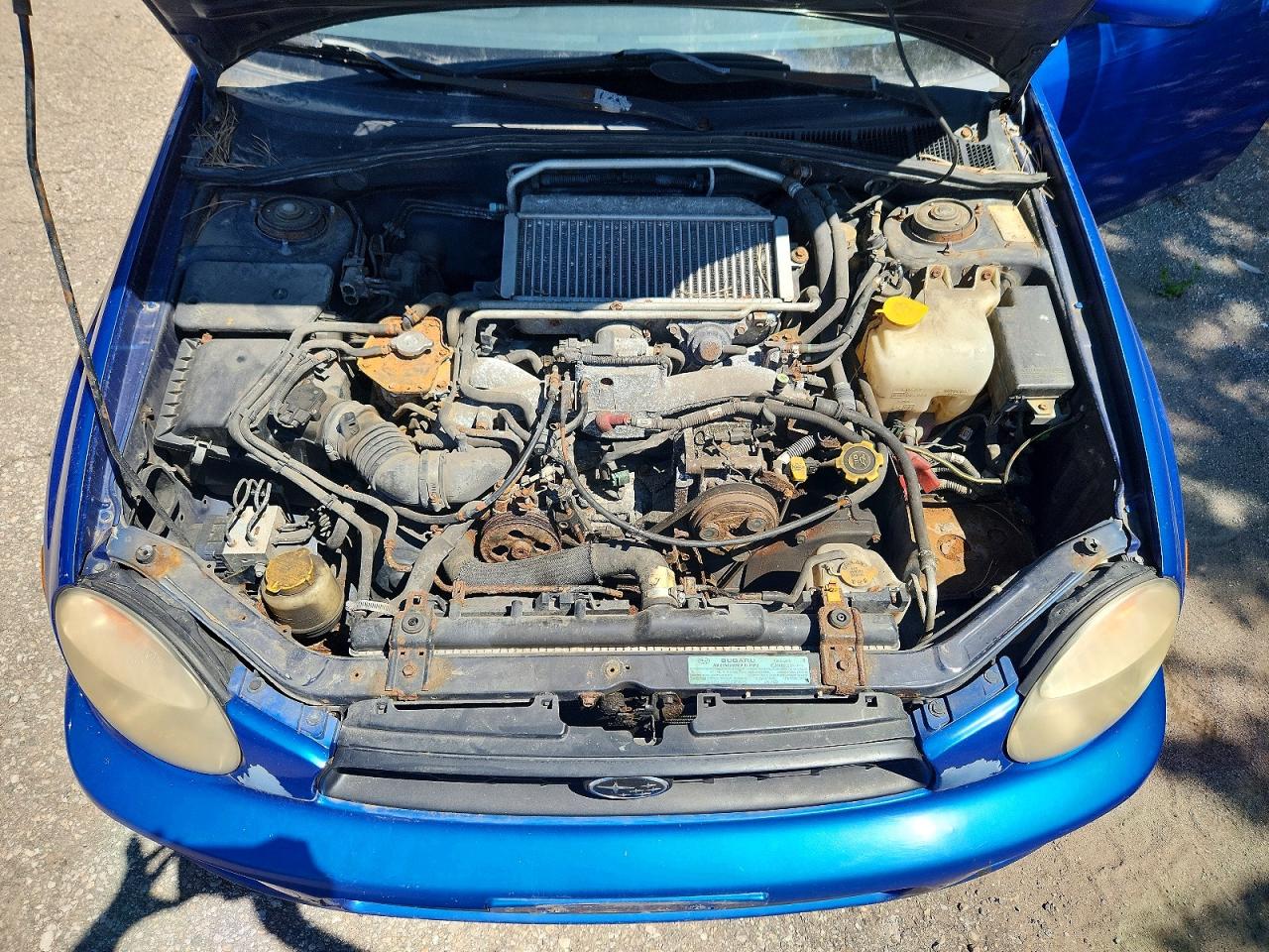 2002 Subaru Impreza Wrx Blue vin: JF1GD29692G506870