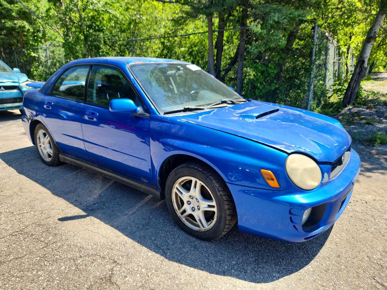 2002 Subaru Impreza Wrx Blue vin: JF1GD29692G506870