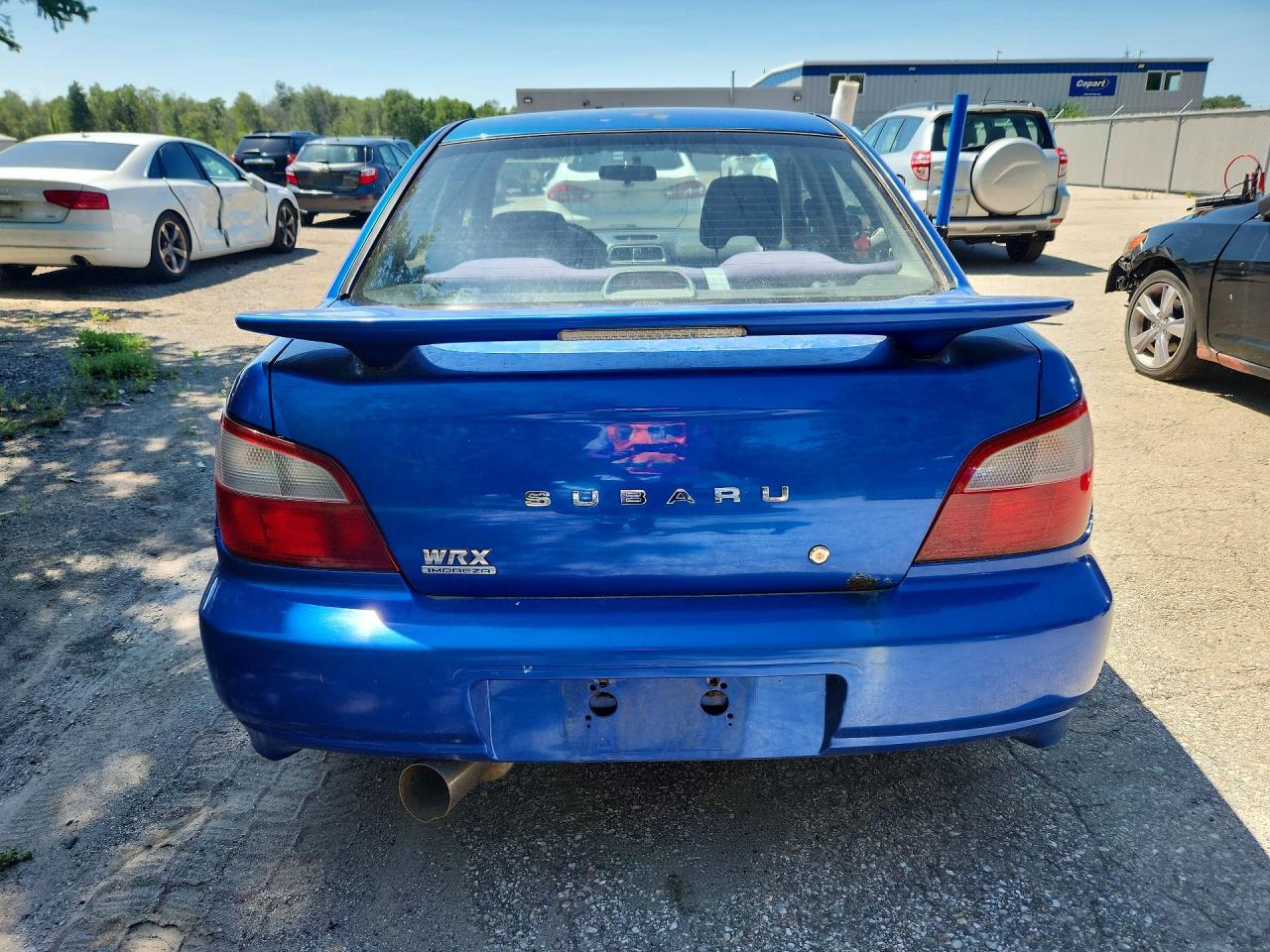 2002 Subaru Impreza Wrx Blue vin: JF1GD29692G506870