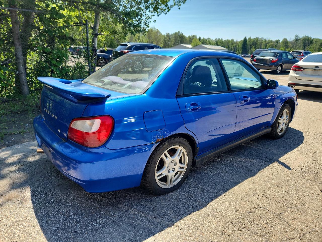 2002 Subaru Impreza Wrx Blue vin: JF1GD29692G506870