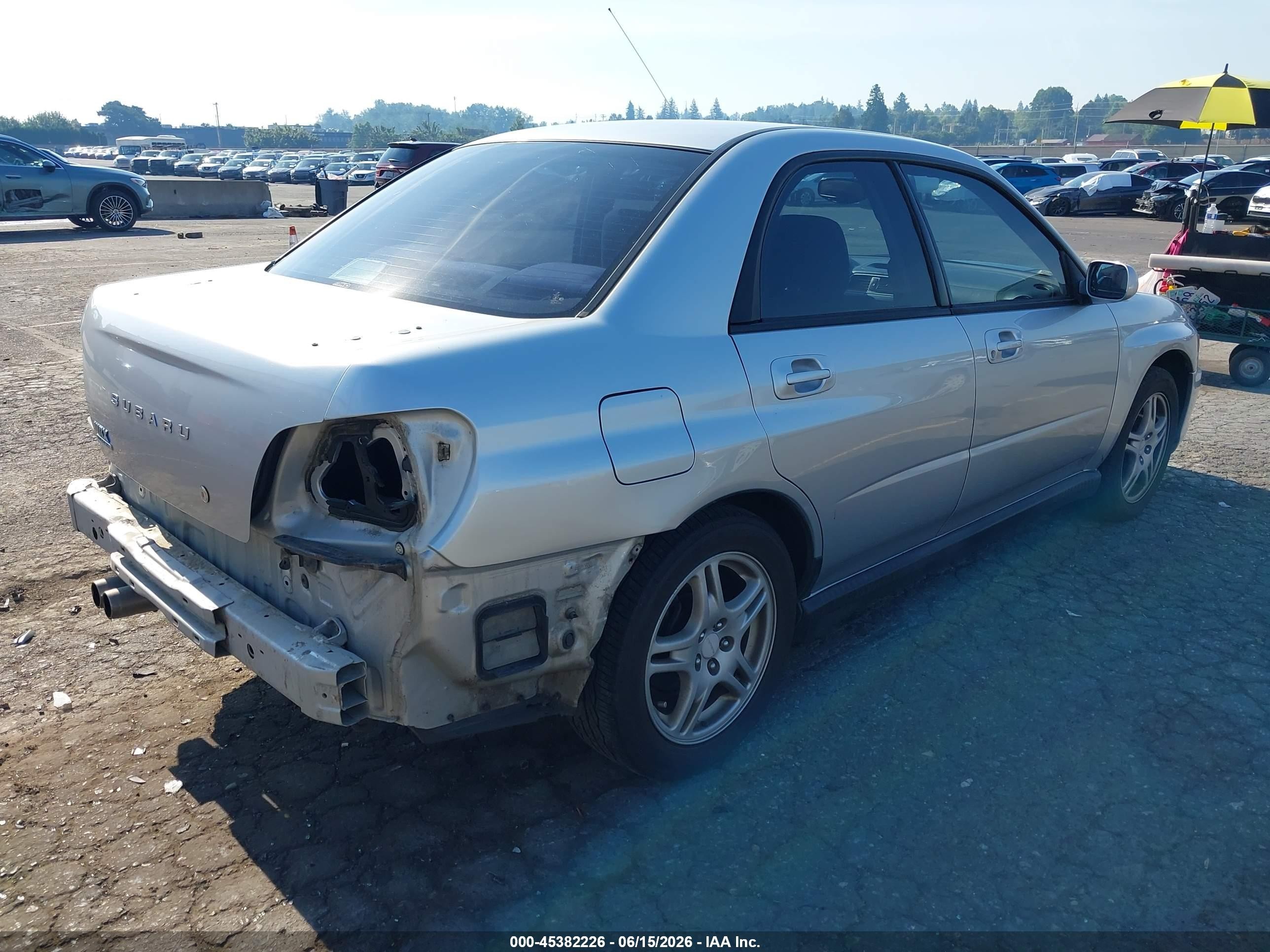 2002 Subaru Impreza Wrx Silver vin: JF1GD29692G520767