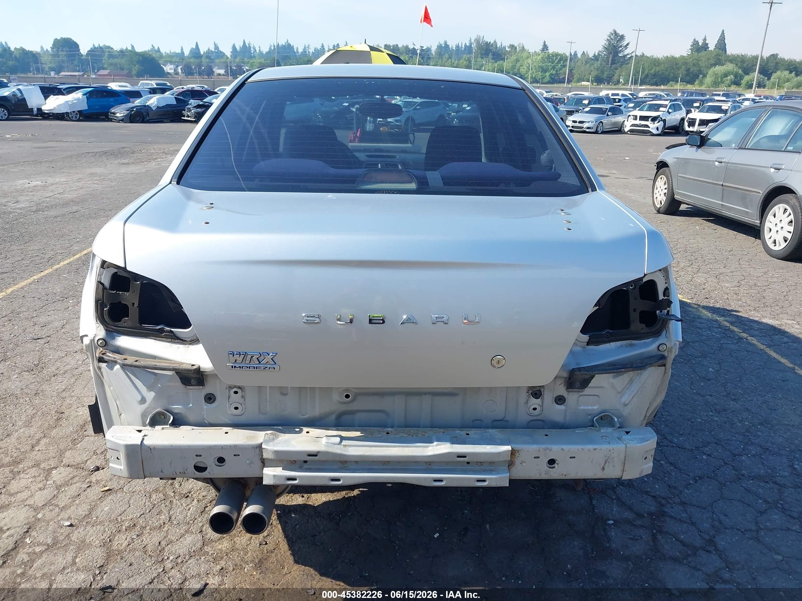 2002 Subaru Impreza Wrx Silver vin: JF1GD29692G520767