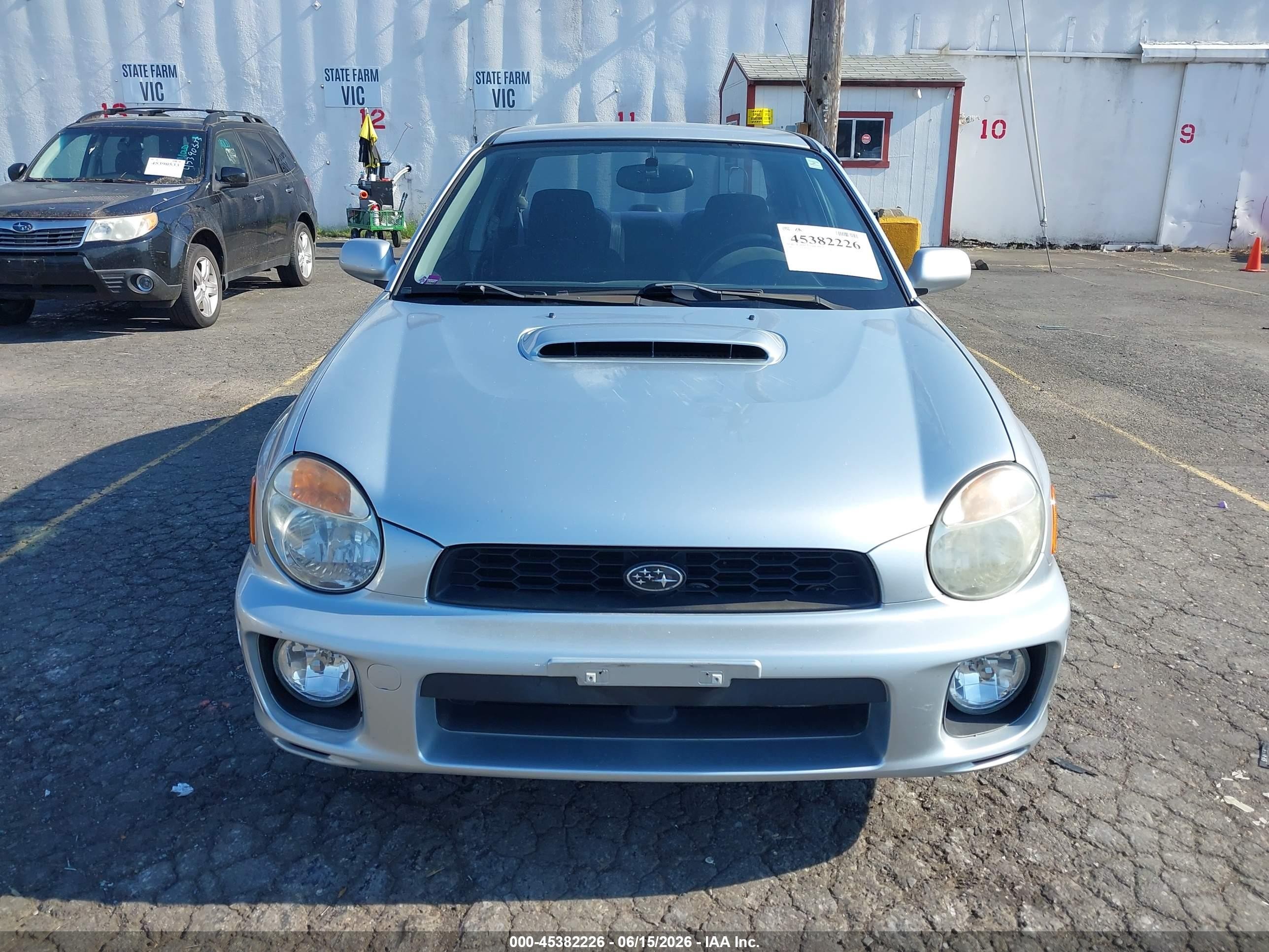 2002 Subaru Impreza Wrx Silver vin: JF1GD29692G520767