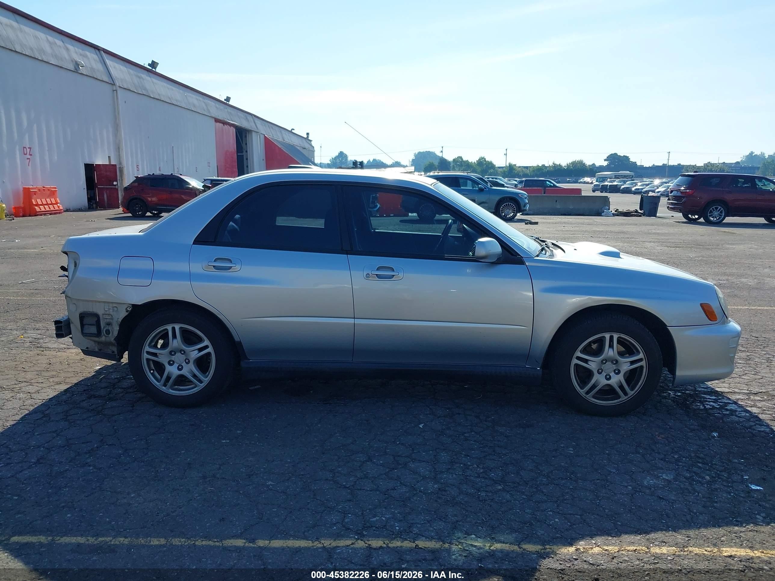 2002 Subaru Impreza Wrx Silver vin: JF1GD29692G520767