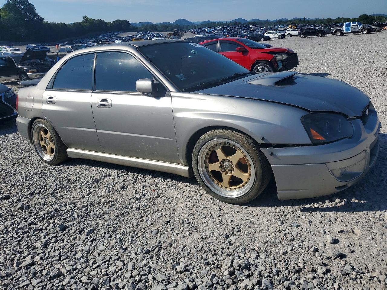 2005 Subaru Impreza Wrx Silver vin: JF1GD29695G509059