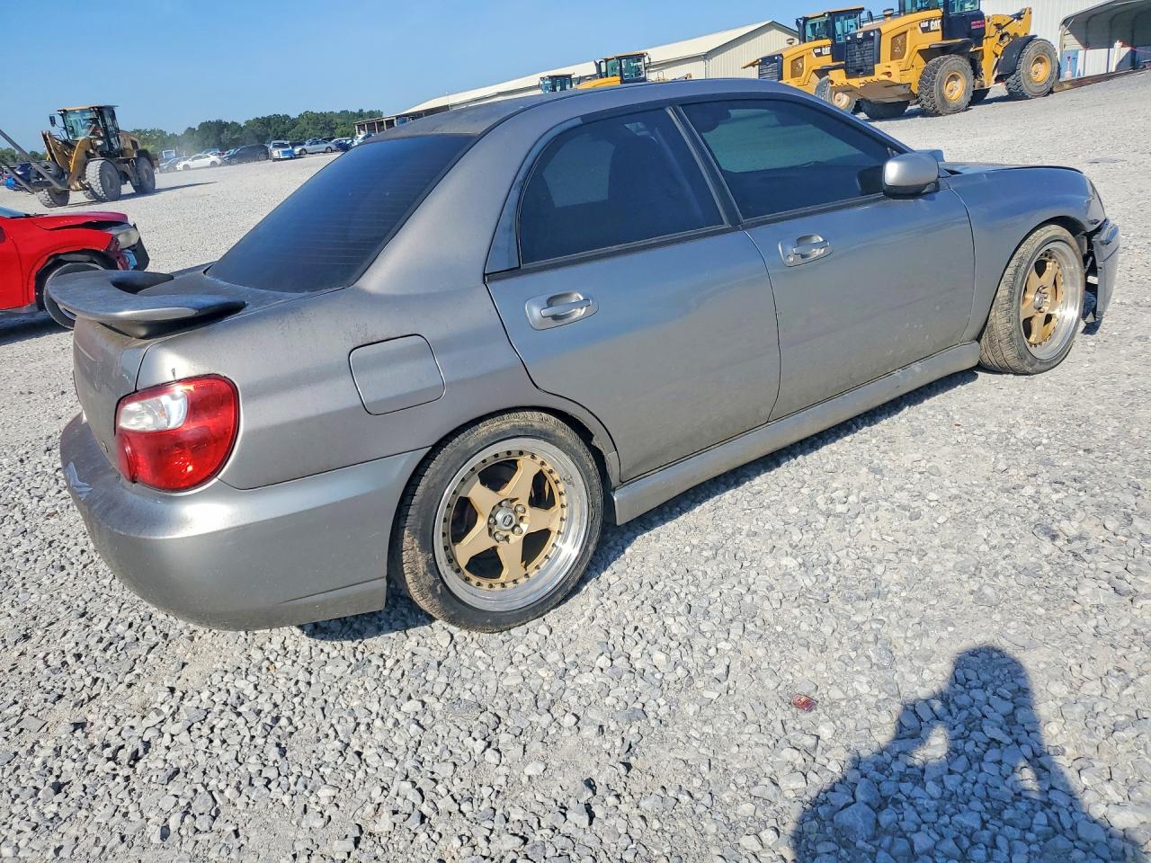 2005 Subaru Impreza Wrx Silver vin: JF1GD29695G509059