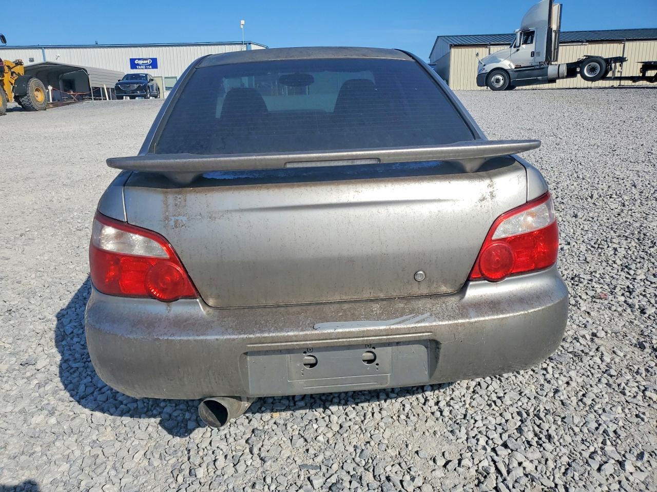 2005 Subaru Impreza Wrx Silver vin: JF1GD29695G509059