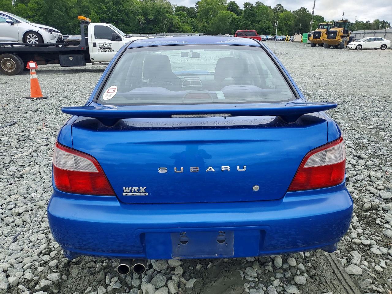 2002 Subaru Impreza Wrx Синий vin: JF1GD296X2G510085
