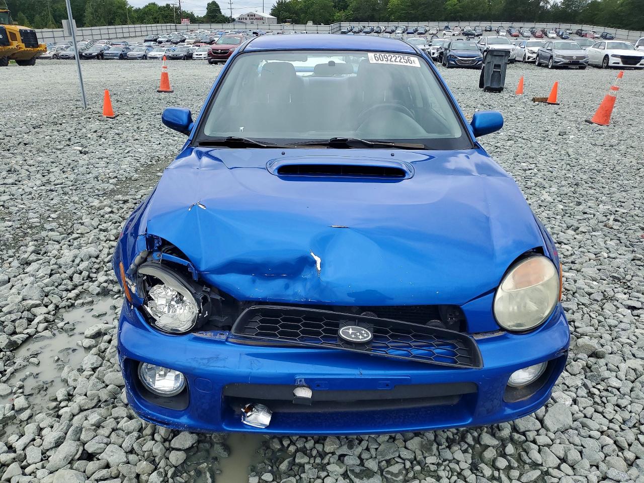 2002 Subaru Impreza Wrx Синий vin: JF1GD296X2G510085