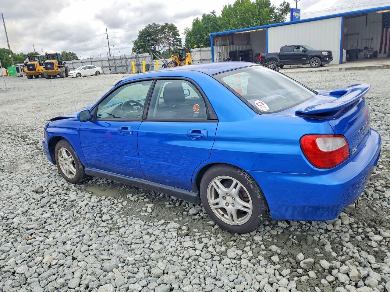 2002 Subaru Impreza Wrx Синий vin: JF1GD296X2G510085