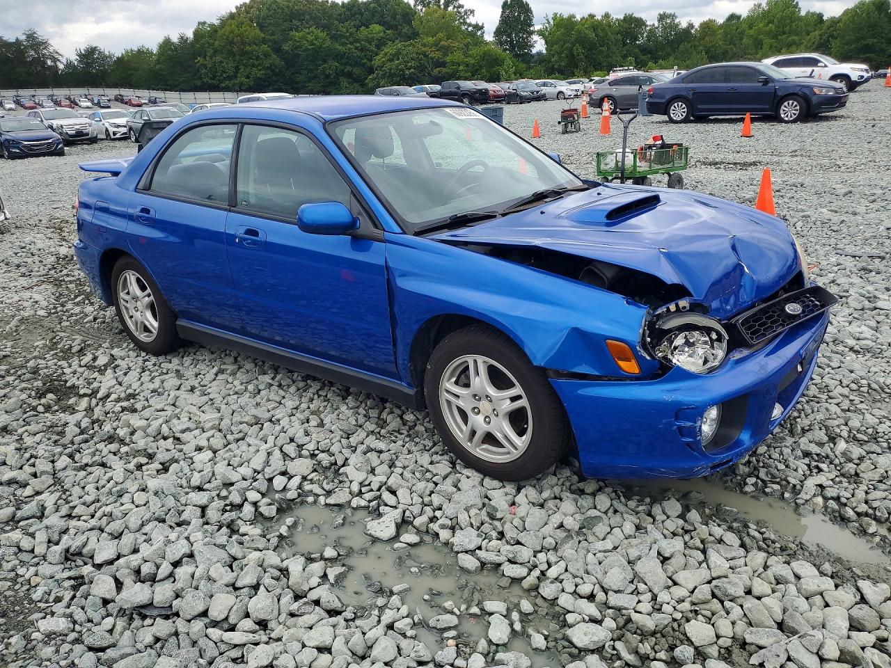 2002 Subaru Impreza Wrx Синий vin: JF1GD296X2G510085