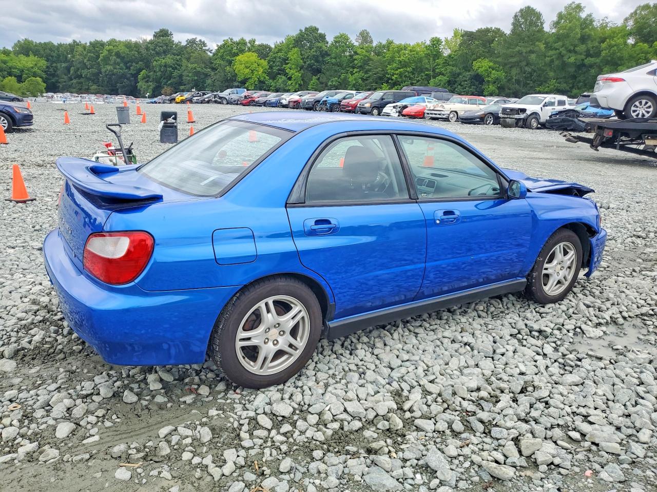 2002 Subaru Impreza Wrx Синий vin: JF1GD296X2G510085