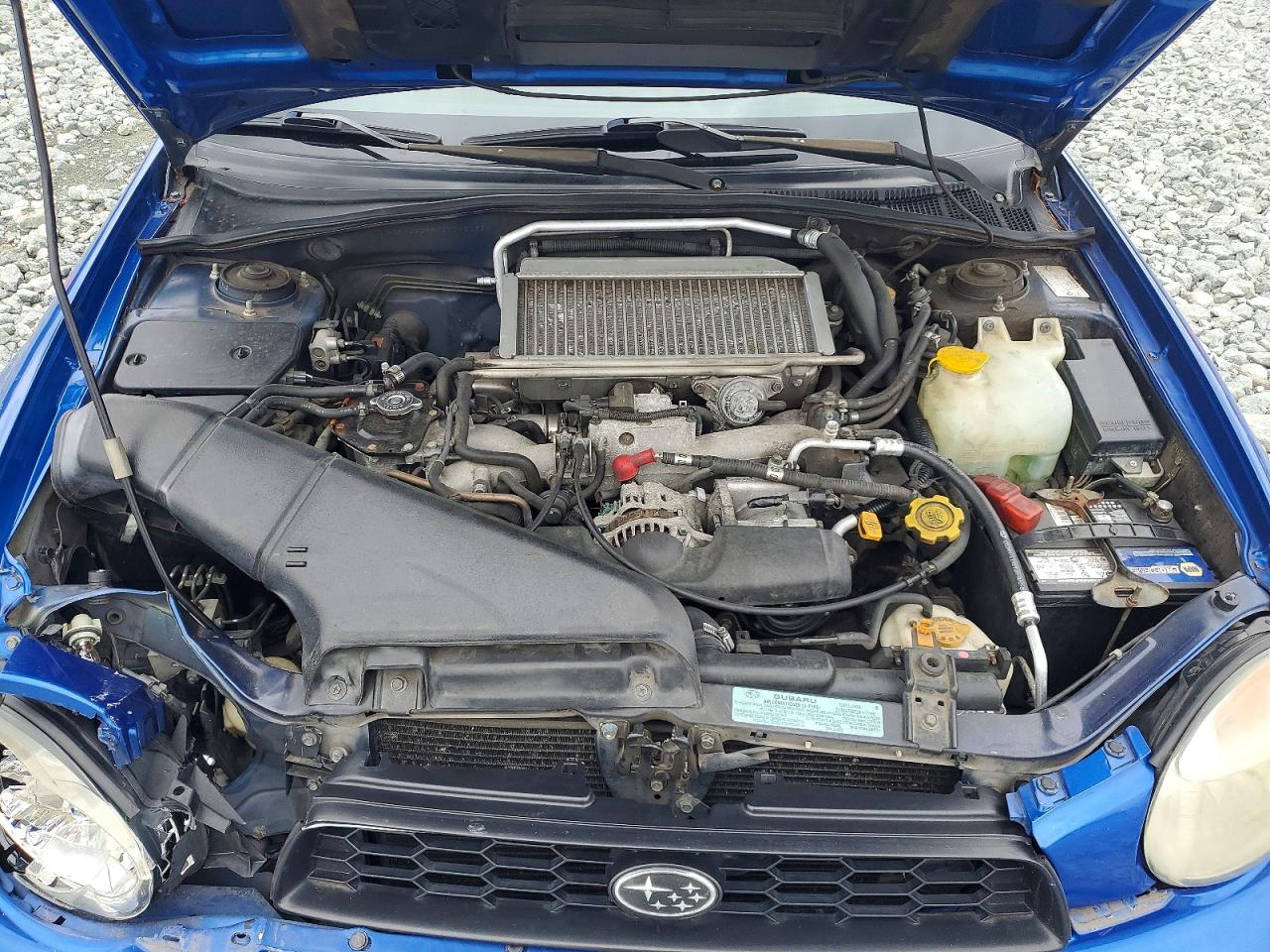 2002 Subaru Impreza Wrx Синий vin: JF1GD296X2G510085
