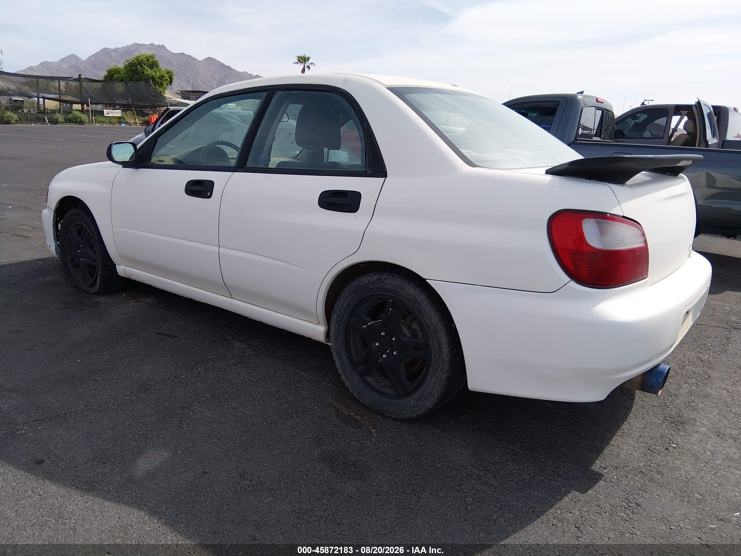 2002 Subaru Impreza Wrx Белый vin: JF1GD296X2H506435