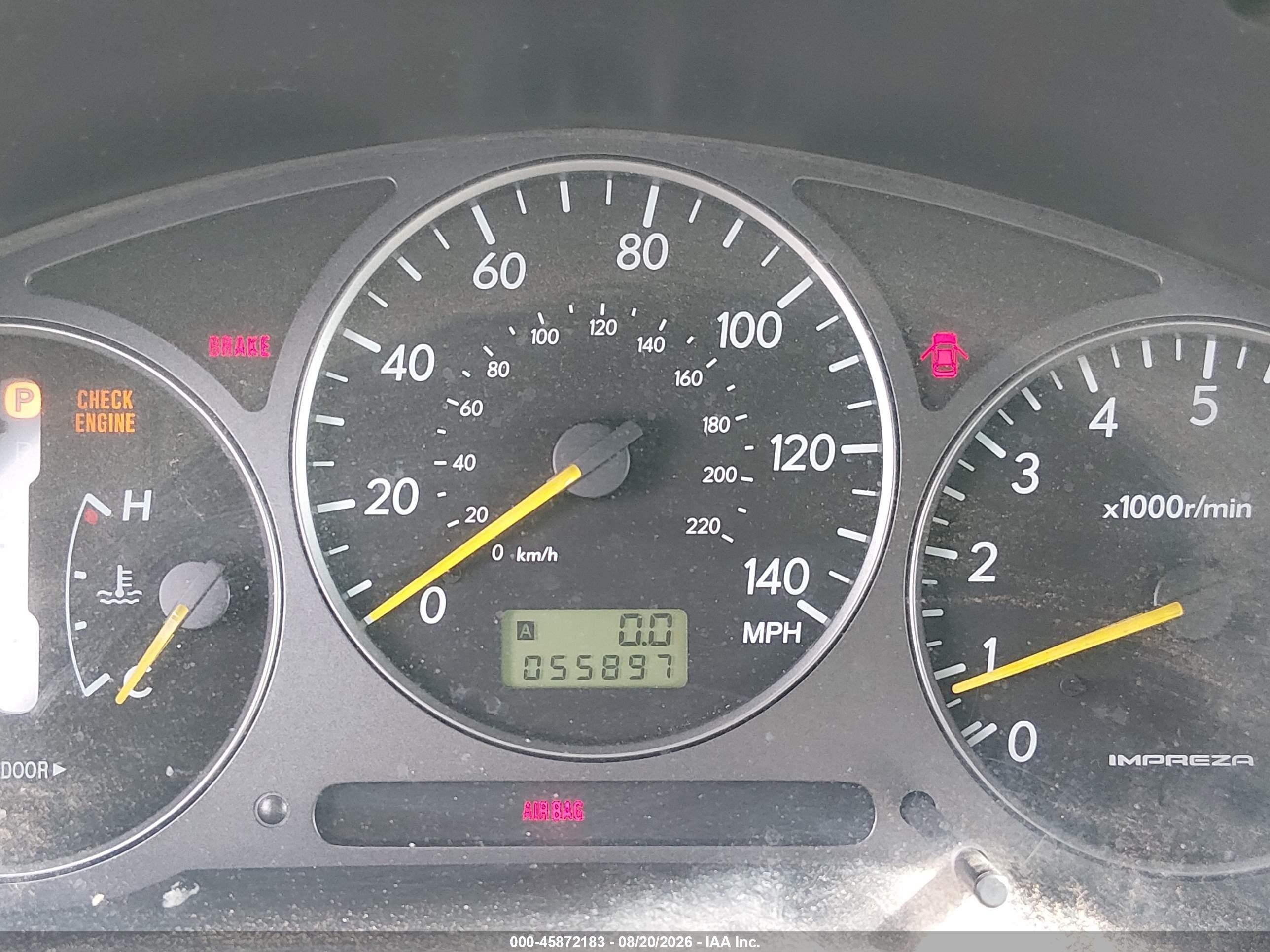 2002 Subaru Impreza Wrx Белый vin: JF1GD296X2H506435