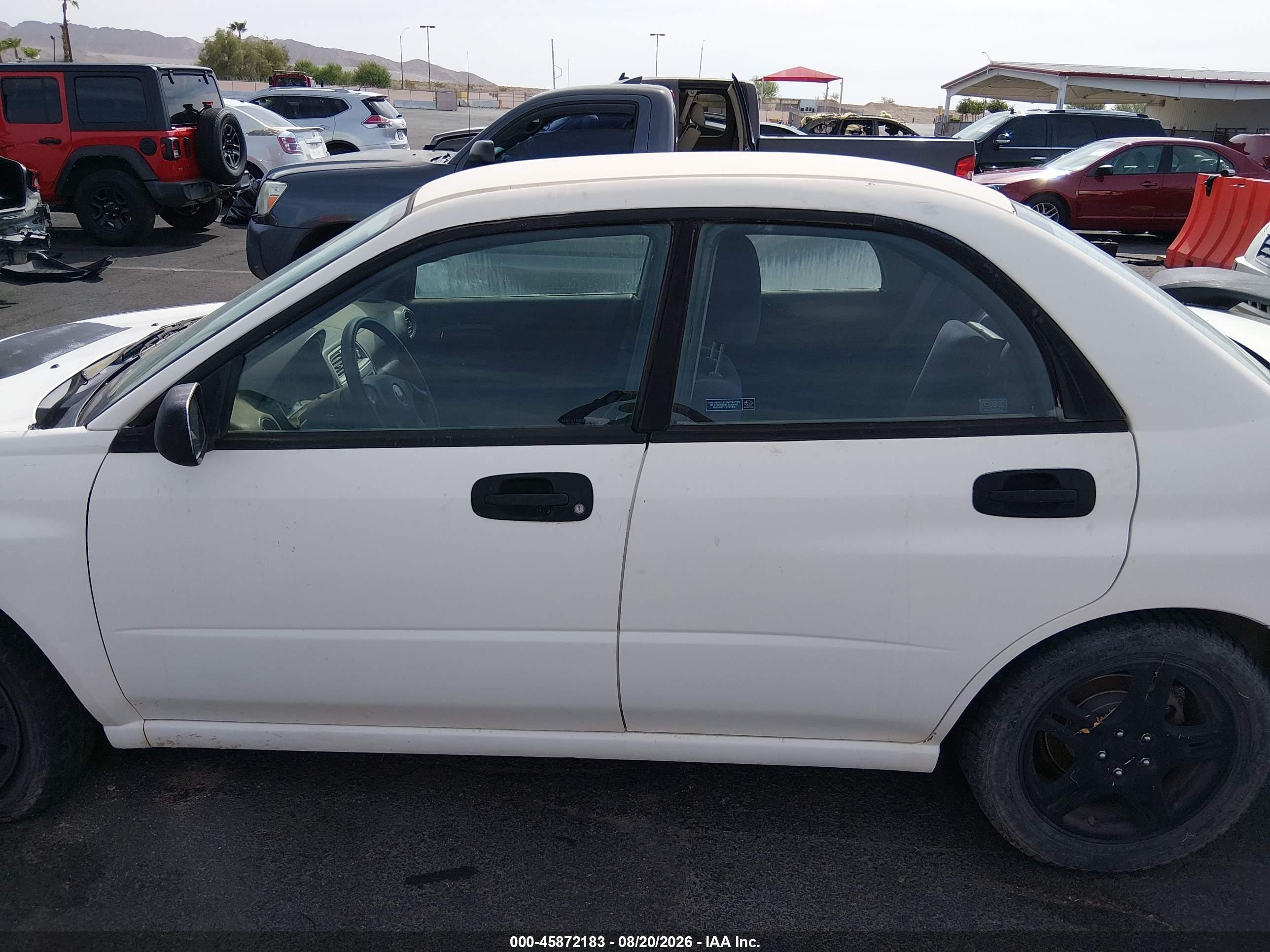2002 Subaru Impreza Wrx Белый vin: JF1GD296X2H506435