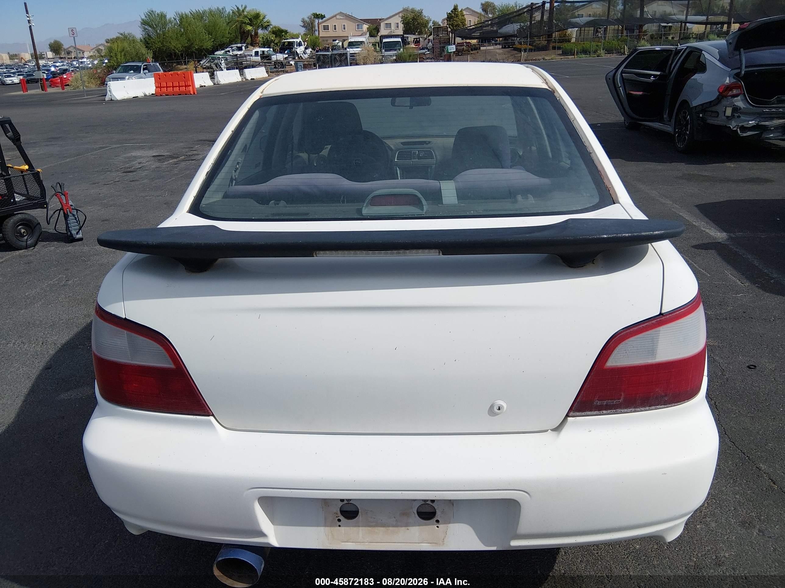 2002 Subaru Impreza Wrx Белый vin: JF1GD296X2H506435