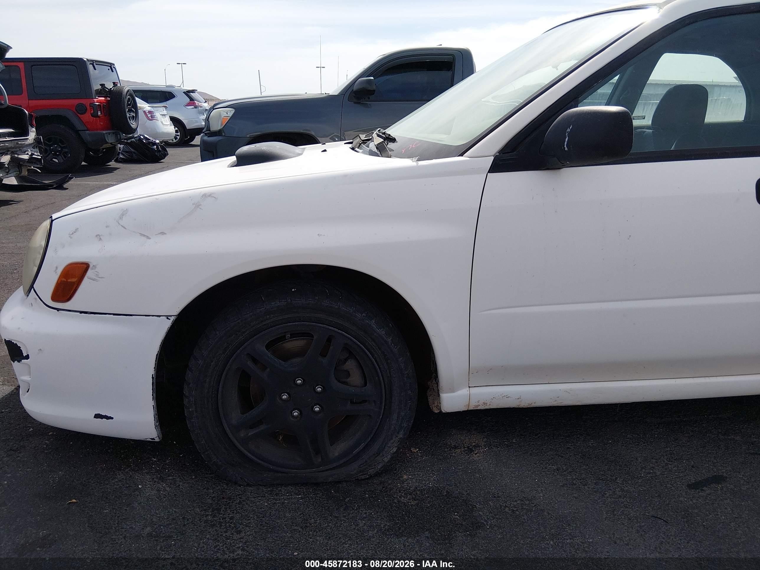 2002 Subaru Impreza Wrx Белый vin: JF1GD296X2H506435