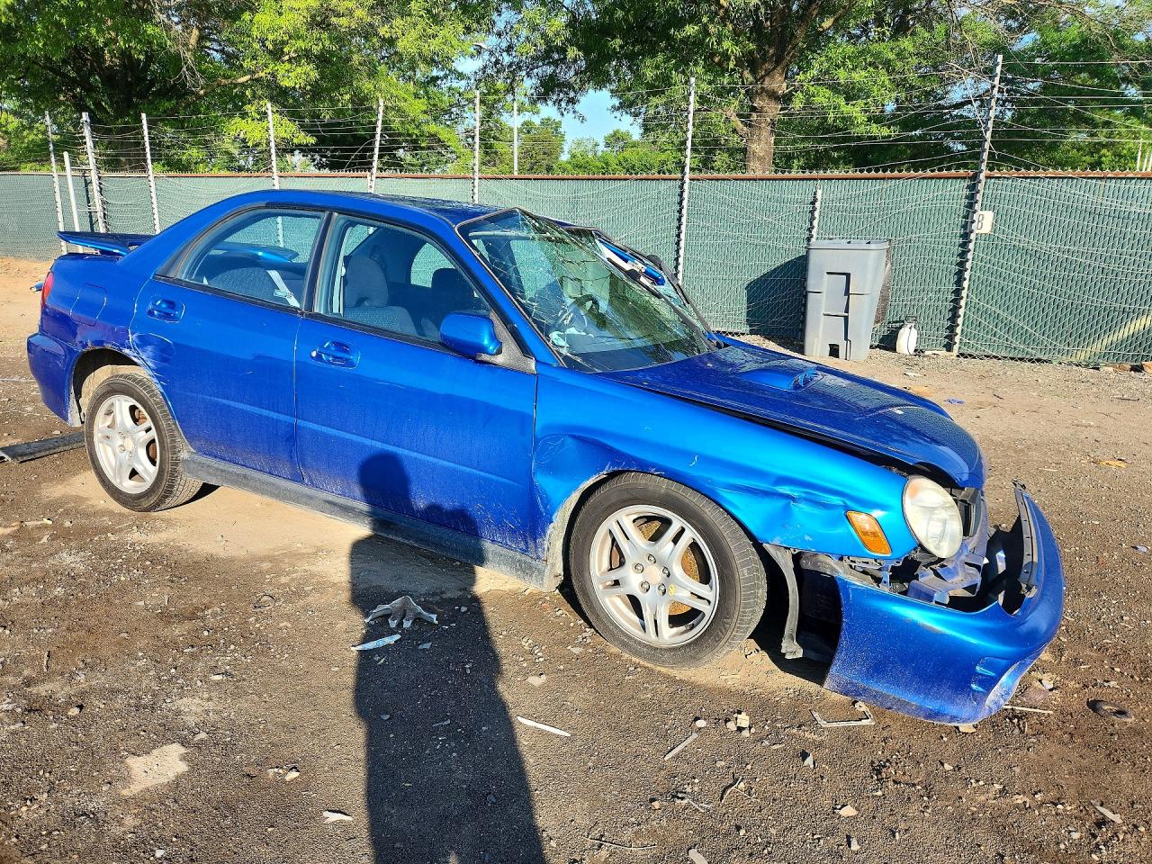 2002 Subaru Impreza Wrx Blue vin: JF1GD296X2H513515