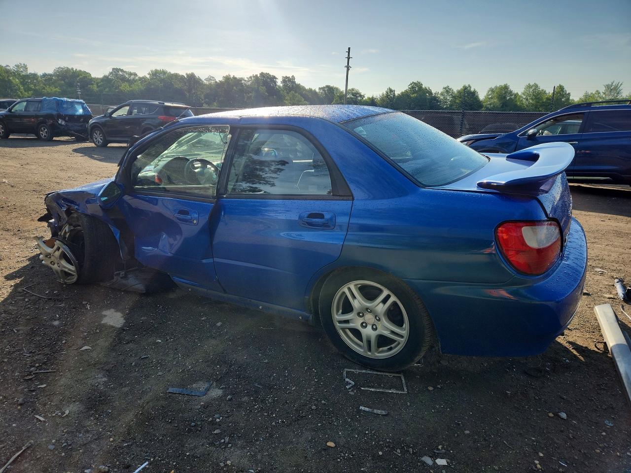 2002 Subaru Impreza Wrx Blue vin: JF1GD296X2H513515