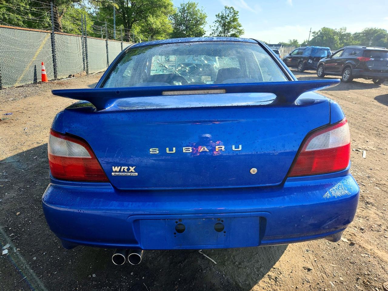 2002 Subaru Impreza Wrx Blue vin: JF1GD296X2H513515