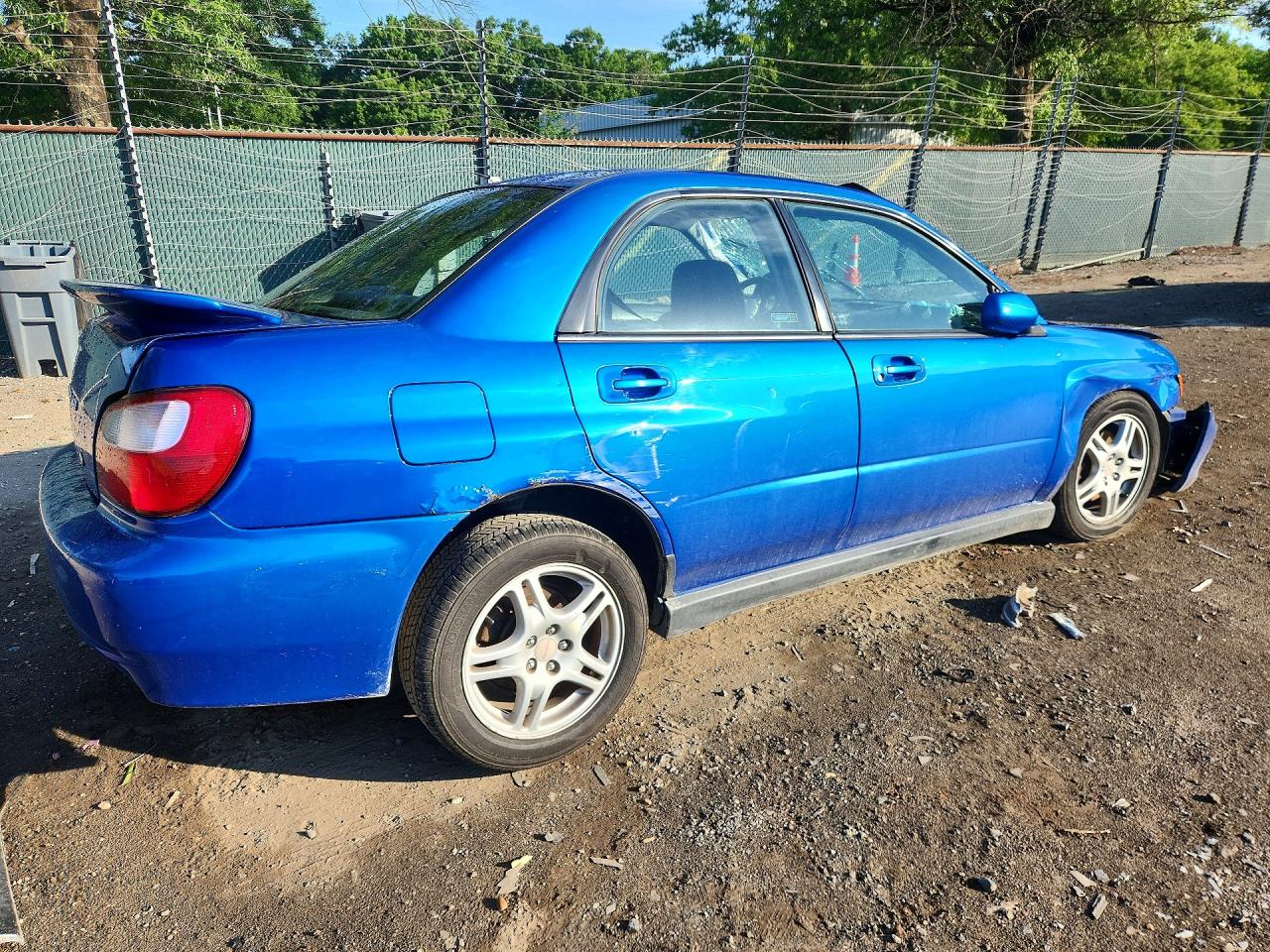 2002 Subaru Impreza Wrx Blue vin: JF1GD296X2H513515