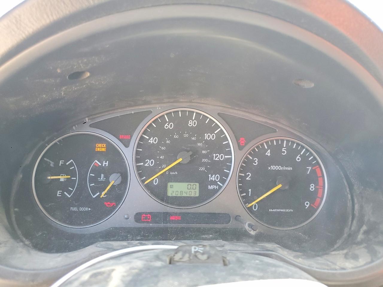 2003 Subaru Impreza Wrx Silver vin: JF1GD296X3G513599