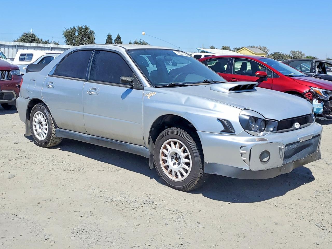 2003 Subaru Impreza Wrx Silver vin: JF1GD296X3G513599