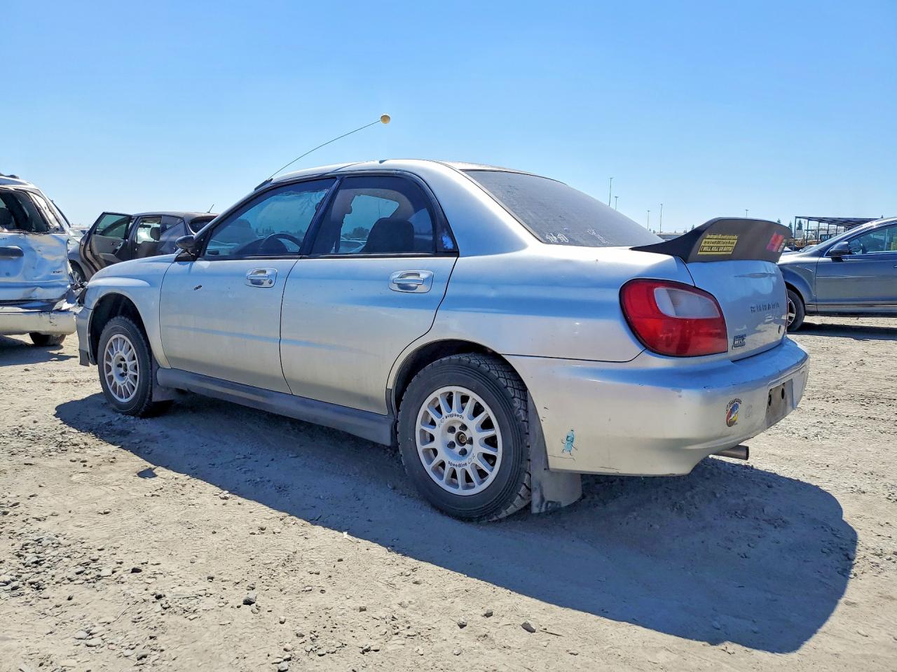 2003 Subaru Impreza Wrx Silver vin: JF1GD296X3G513599