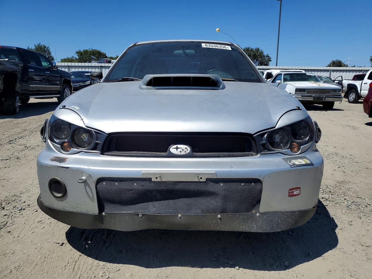2003 Subaru Impreza Wrx Silver vin: JF1GD296X3G513599