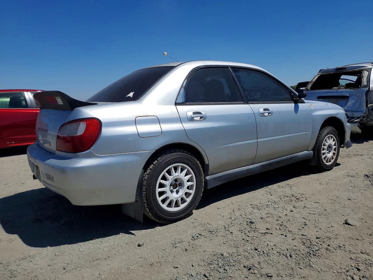 2003 Subaru Impreza Wrx Silver vin: JF1GD296X3G513599