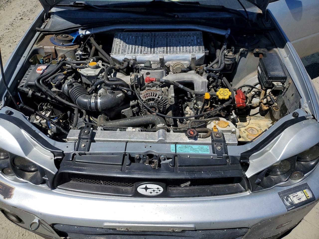 2003 Subaru Impreza Wrx Silver vin: JF1GD296X3G513599