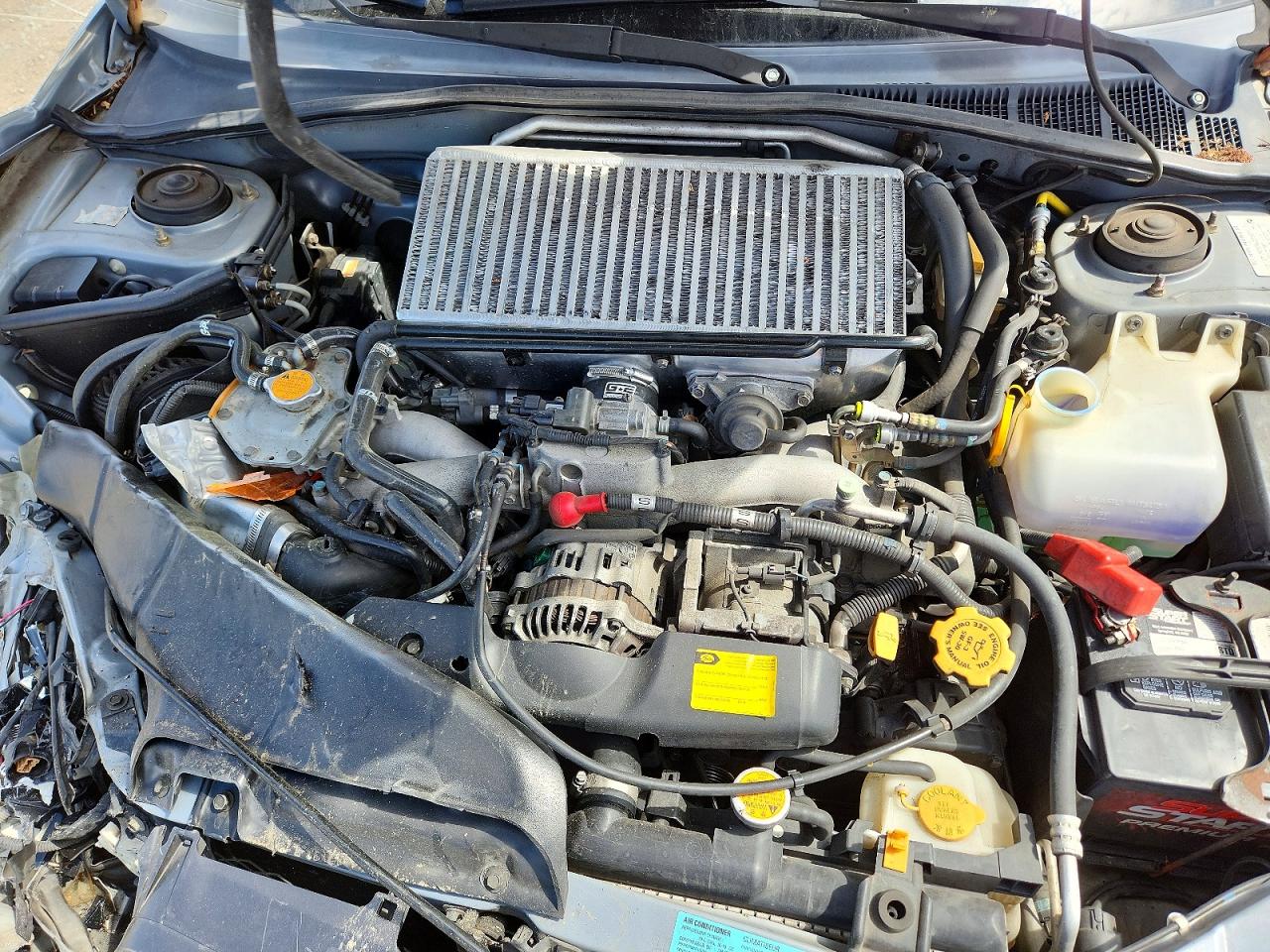 2005 Subaru Impreza Wrx Серебряный vin: JF1GD296X5G504176