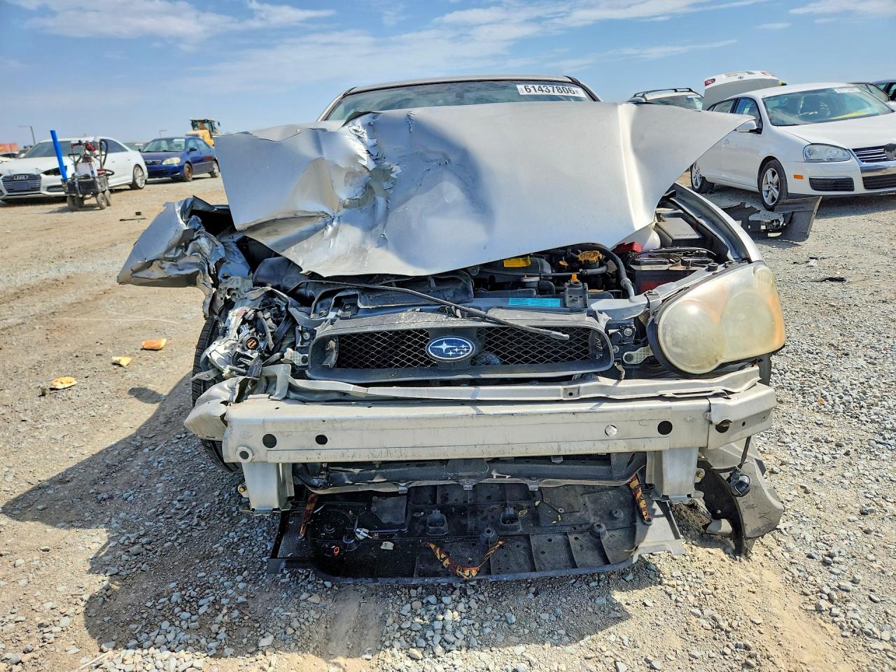 2005 Subaru Impreza Wrx Серебряный vin: JF1GD296X5G504176